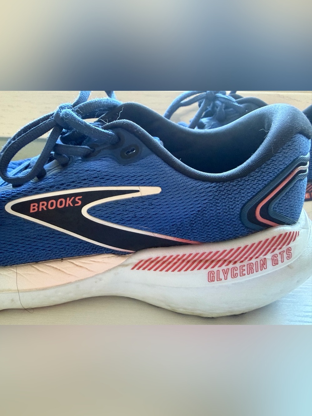 Brooks Glycerin GTS 21 Women’s Running Shoes Size 8 Wide Blue DNA Loft Support - Picture 10 of 16